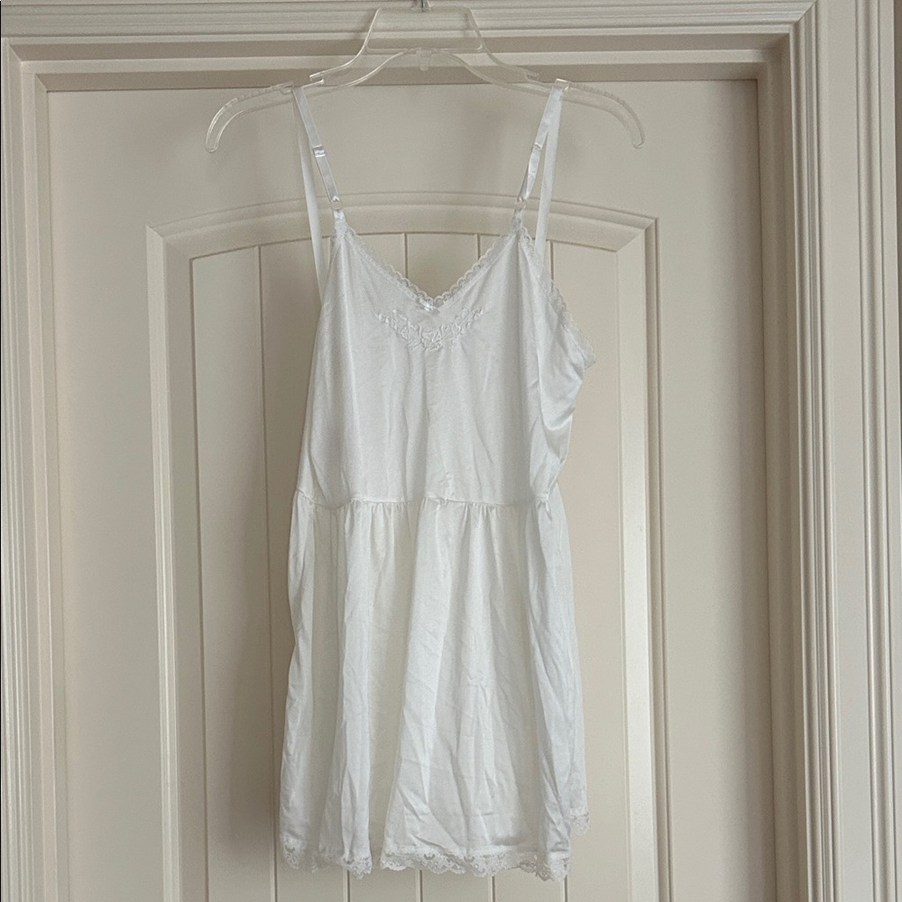 Girls White Slip